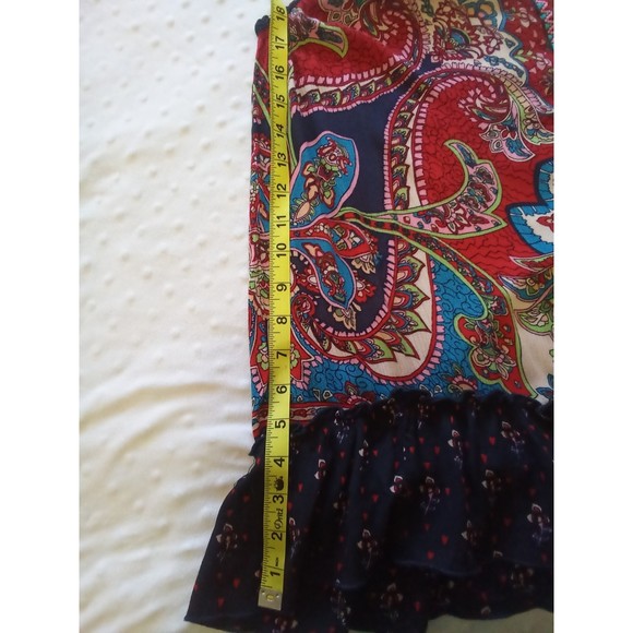 Bila boho paisley print sleeveless top small - Picture 7 of 8